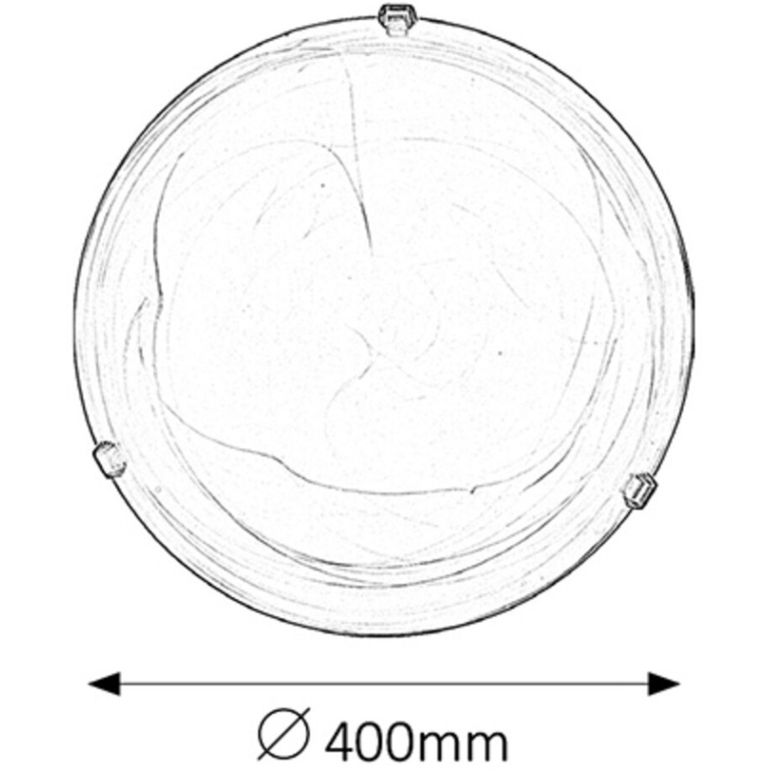 Rabalux - Stropné svietidlo 2xE27/60W/230V alabastrové sklo