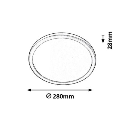 Rabalux - LED Kúpeľňové stropné svietidlo LED/15W/230V IP44