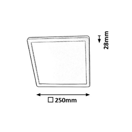 Rabalux - LED Kúpeľňové stropné svietidlo LED/15W/230V IP44