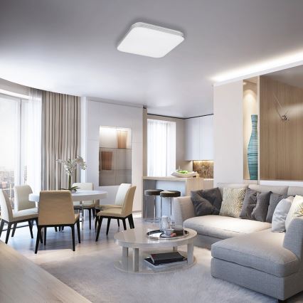 Rabalux - LED stropné svietidlo LED/36W/230V, štvorcové, 53x53 cm