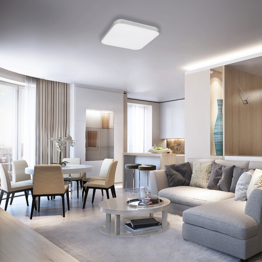 Rabalux - LED stropné svietidlo LED/36W/230V, štvorcové, 53x53 cm