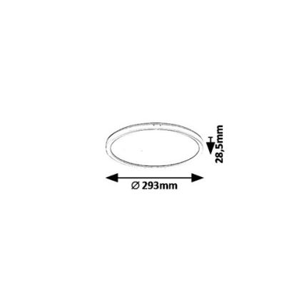 Rabalux - LED Stropné svietidlo LED/18W/230V