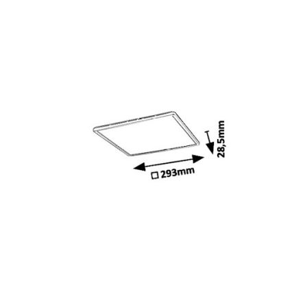 Rabalux 3429 - LED Stropné svietidlo PAVEL LED/18W/230V