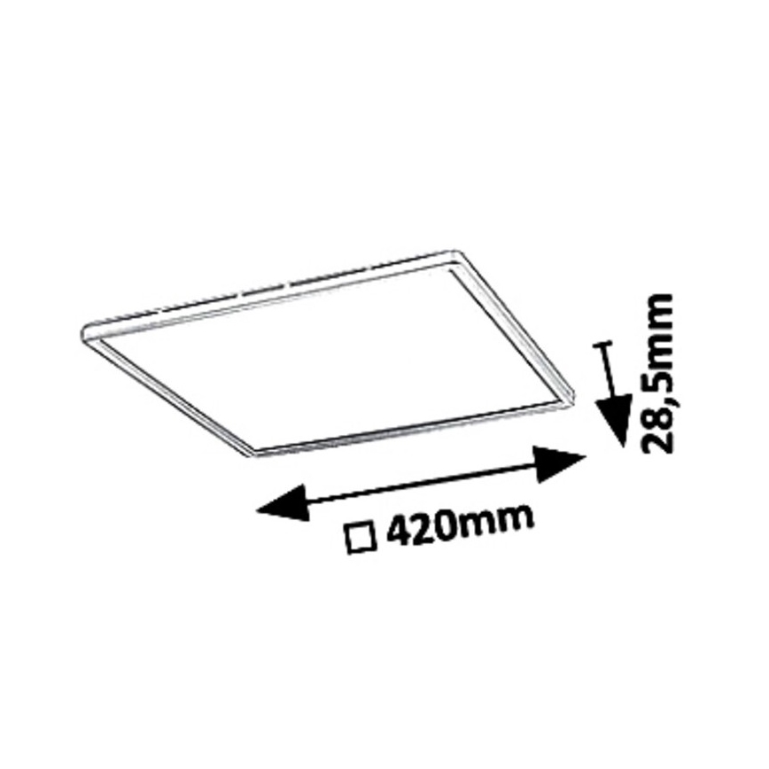 Rabalux - LED Stmievateľné stropné svietidlo LED/22W/230V