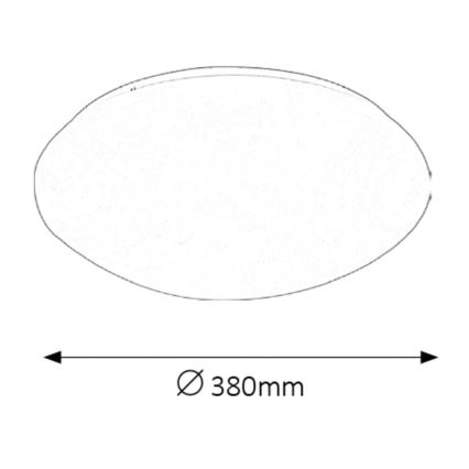 Rabalux - LED kúpeľňové stropné svietidlo LED/24W/230V