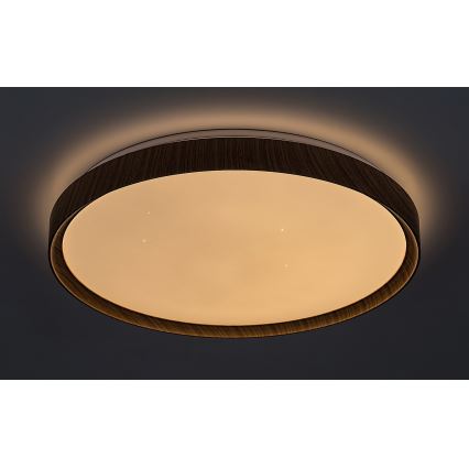 Rabalux - LED Stmievateľné stropné svietidlo LED/50W/230V 3000-6500K buk + diaľkové ovládanie