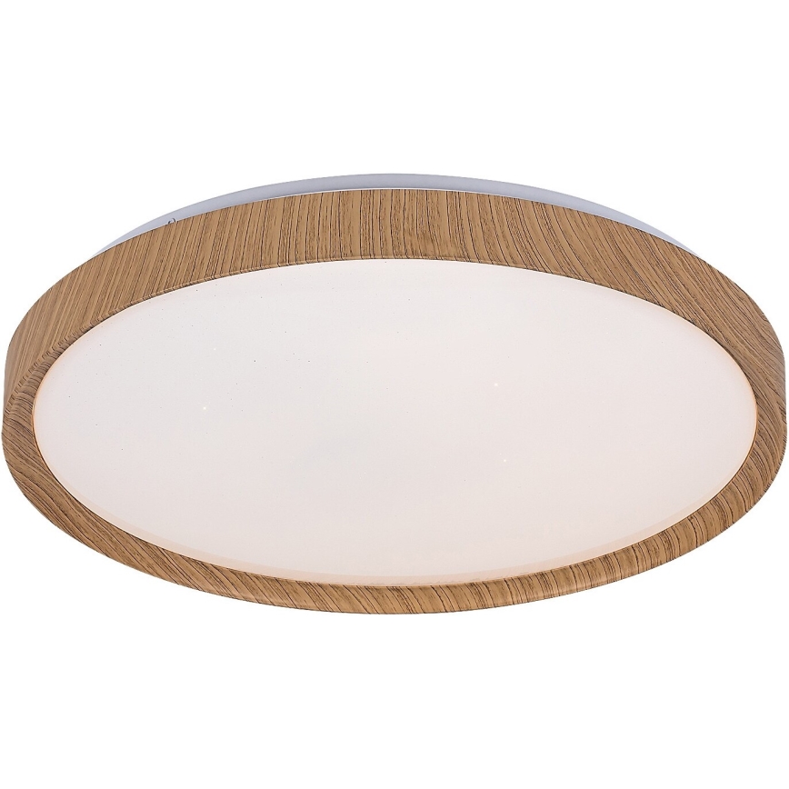 Rabalux - LED Stmievateľné stropné svietidlo LED/50W/230V 3000-6500K buk + diaľkové ovládanie