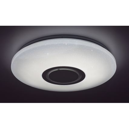 Rabalux - LED RGB stlmiteľné stropné svietidlo s reproduktorom LED/24W/230V Wi-Fi Tuya + diaľkové ovládanie pr. 40 cm