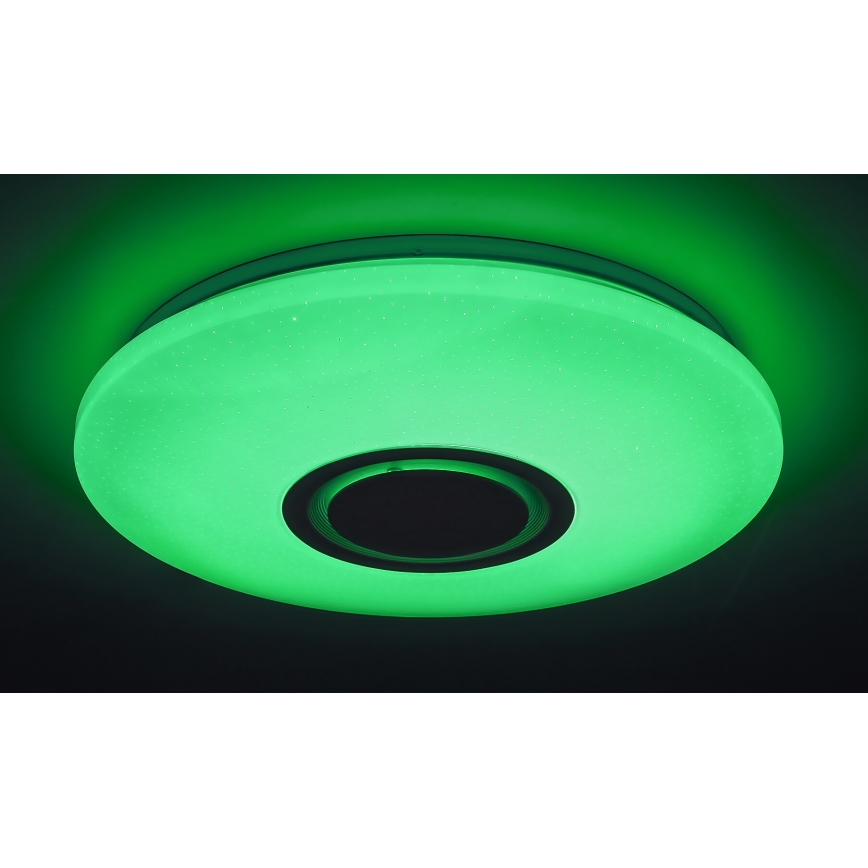 Rabalux - LED RGB Stmievateľné stropné svietidlo s reproduktorom LED/24W/230V Wi-Fi Tuya + diaľkové ovládanie