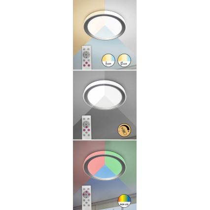 Rabalux - LED RGB Stmievateľné stropné svietidlo LED/40W/230V Wi-Fi 2700-6500K + diaľkové ovládanie