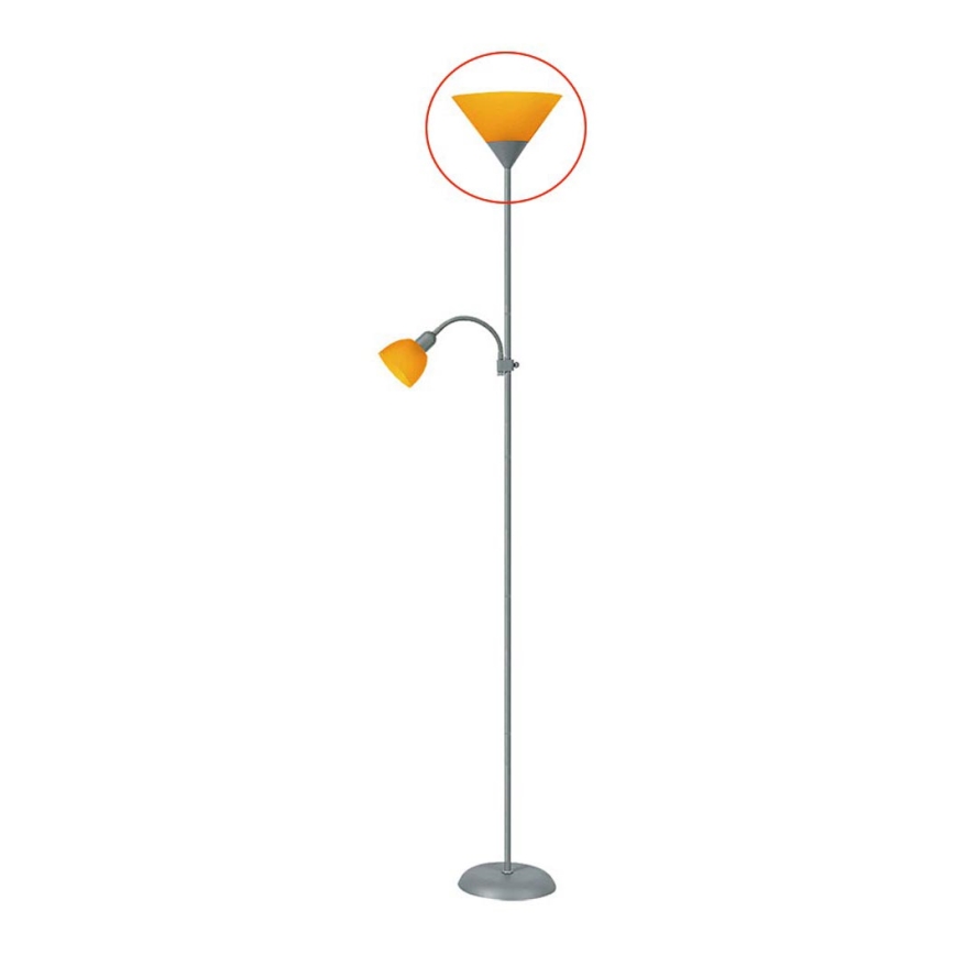 Rabalux 4026 - Náhradné tienidlo k stojacej lampe ACTION E27 veľké  - oranžová