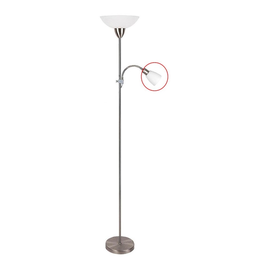 Rabalux 4067 - Náhradné sklo k stojacej lampe DIANA E14 malé biela