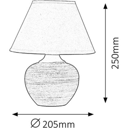 Rabalux - Stolná lampa E14/40W