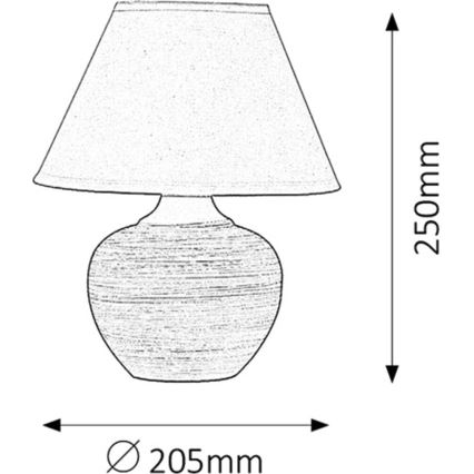 Rabalux - Stolná lampa E14/40W