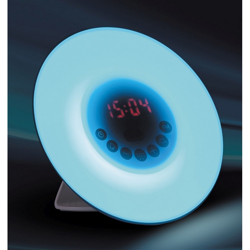 Rabalux - LED Stolná lampa RGB/LED/2,7W + LED/1,8W