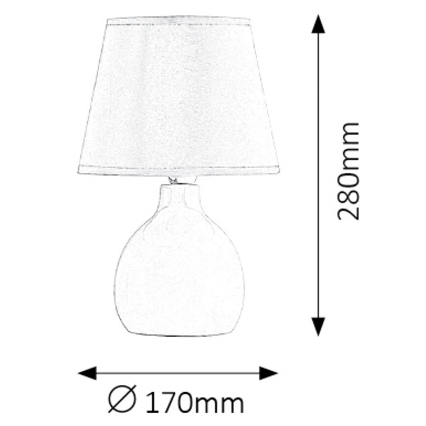 Rabalux - Stolná lampa 1xE14/40W/230V