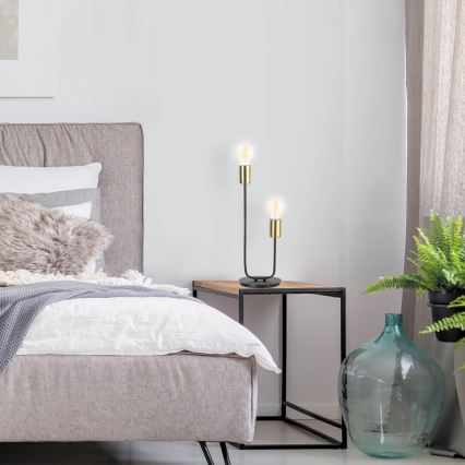 Rabalux 4560 - Stolná lampa LANNY 2xE27/15W/230V
