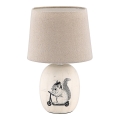 Rabalux 4604 - Detská stolná lampa DORKA 1xE14/40W/230V krémová