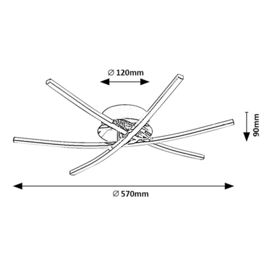 Rabalux - LED Stropné svietidlo LED/21W/230V 4000K