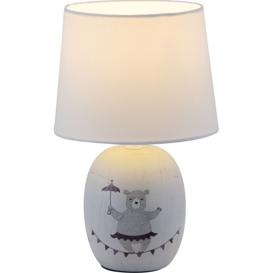 Rabalux - Detská stolná lampa 1xE14/40W/230V šedá
