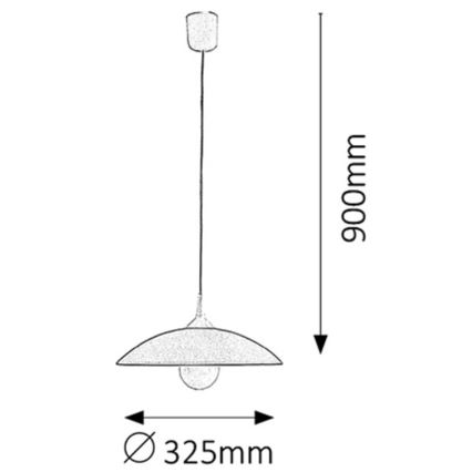 Rabalux 4613 - Luster CUPOLA RANGE 1xE27/60W/230V