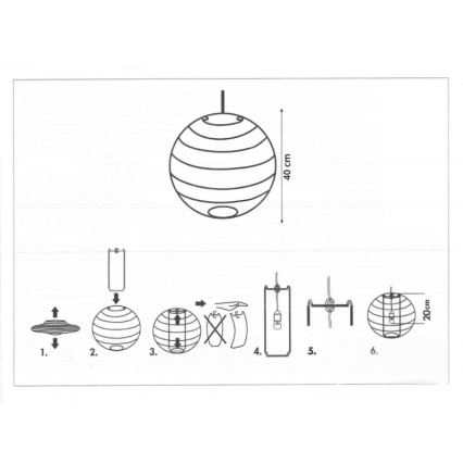 Rabalux 4631 - Detské tienidlo k detskému lustru SHEPHERD E27 pr. 40 cm