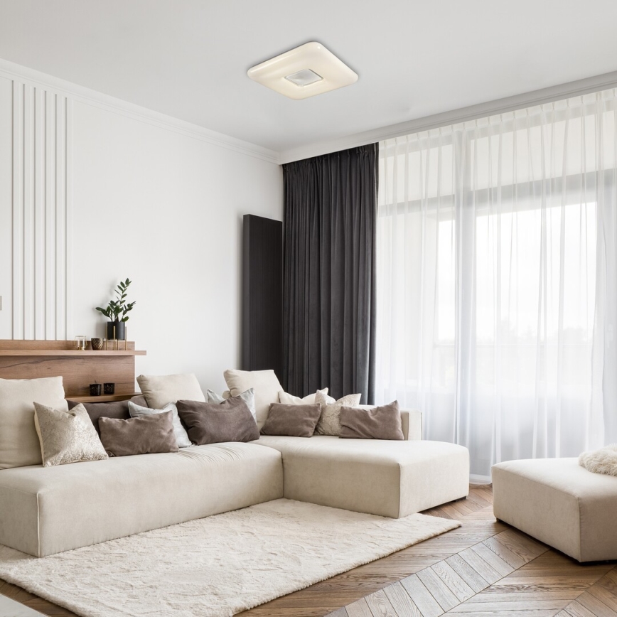 Rabalux - LED stmievateľné stropné svietidlo LED/70W/230V s diaľkovým ovládaním 44x44 cm