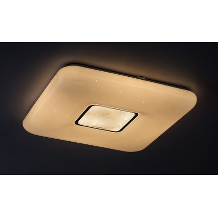 Rabalux - LED stmievateľné stropné svietidlo LED/70W/230V s diaľkovým ovládaním 44x44 cm
