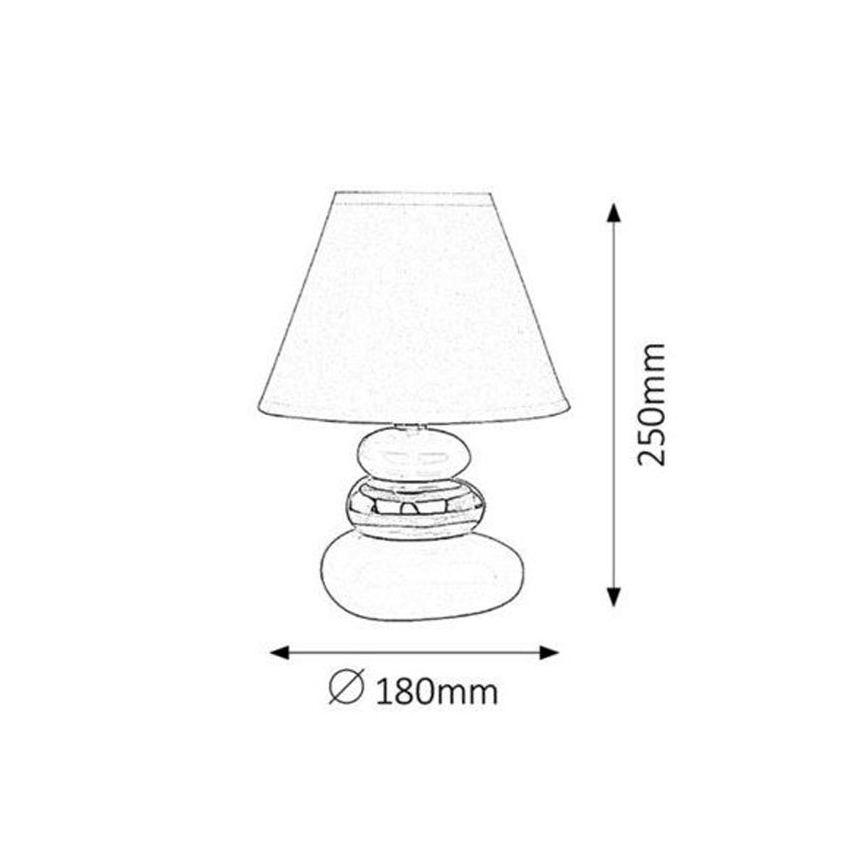 Rabalux - Stolná lampa E14/40W/230V