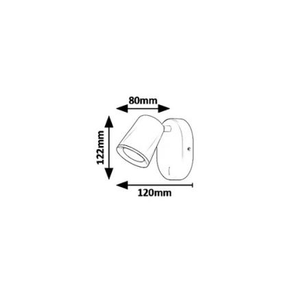 Rabalux 5045 - LED Nástenné bodové svietidlo SOLANGE LED/6W/230V