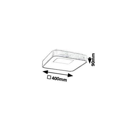 Rabalux - LED Stropné svietidlo CARMELA LED/30W/230V 40x40 cm