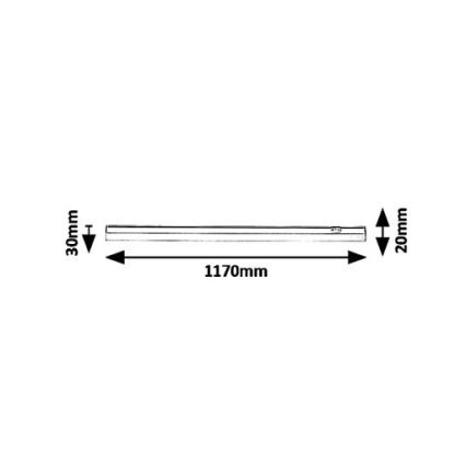 LED Podlinkové svietidlo LED/16W/230V