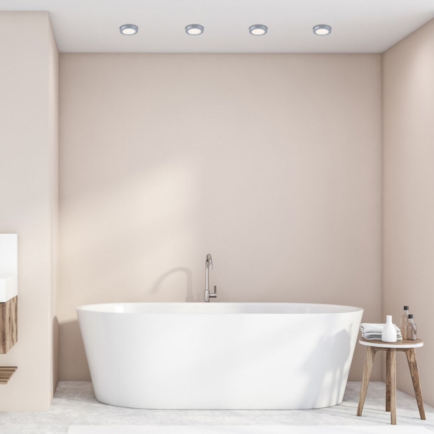 Rabalux - LED Kúpeľňové podhľadové svietidlo LED/3W/230V IP44 matný chróm