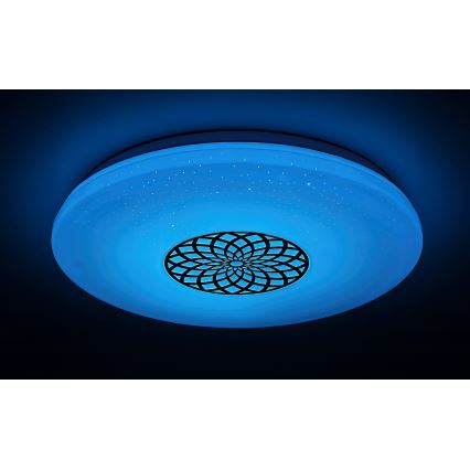 Rabalux - LED RGB Stmievateľné stropné svietidlo LED/24W/230V 3000-6500K Wi-Fi Tuya pr. 39,5 cm + diaľkové ovládanie