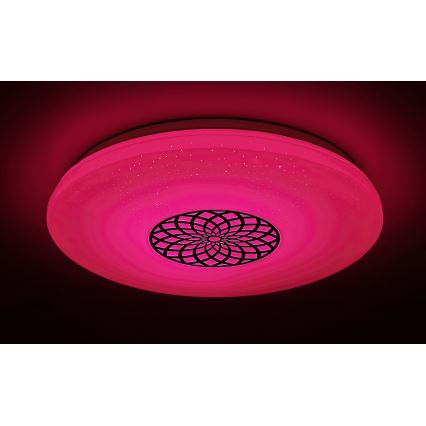 Rabalux - LED RGB Stmievateľné stropné svietidlo LED/24W/230V 3000-6500K Wi-Fi Tuya pr. 39,5 cm + diaľkové ovládanie