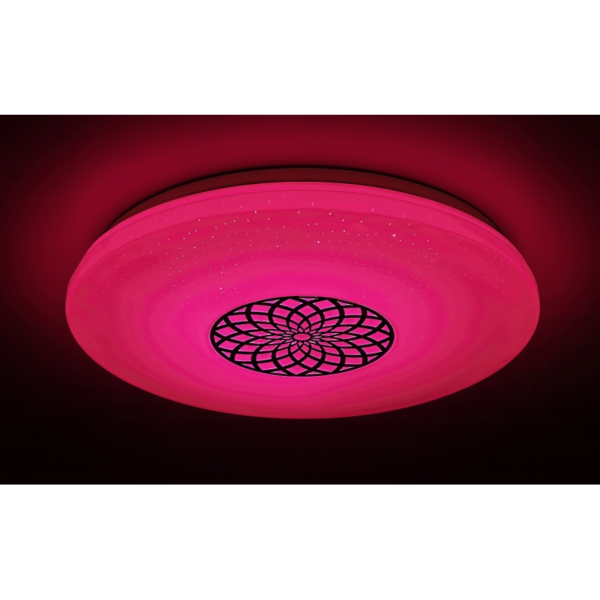 Rabalux - LED RGB Stmievateľné stropné svietidlo LED/24W/230V 3000-6500K Wi-Fi Tuya pr. 39,5 cm + diaľkové ovládanie
