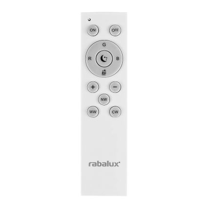 Rabalux - LED RGB Stmievateľné stropné svietidlo LED/24W/230V 3000-6500K Wi-Fi Tuya pr. 39,5 cm + diaľkové ovládanie