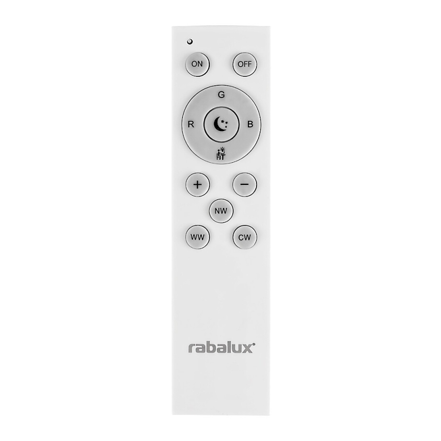 Rabalux - LED RGB Stmievateľné stropné svietidlo LED/24W/230V 3000-6500K Wi-Fi Tuya pr. 39,5 cm + diaľkové ovládanie