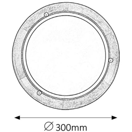 Rabalux - Stropné svietidlo E27/60W/230V