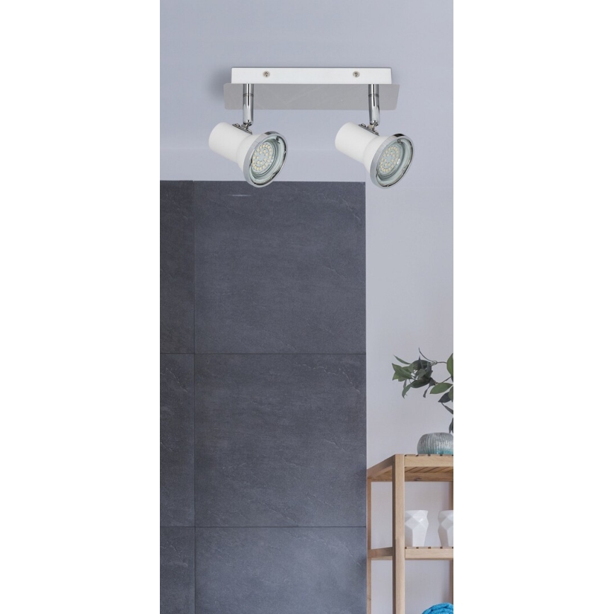 Rabalux 5498 - LED Kúpeľňové bodové svietidlo STEVE 2xGU10/4,5W/230V