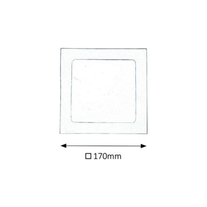 Rabalux - LED Kúpeľňové podhľadové svietidlo LED/12W/230V IP44 4000K