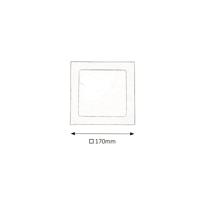 Rabalux - LED Kúpeľňové podhľadové svietidlo LED/12W/230V IP44 3000K