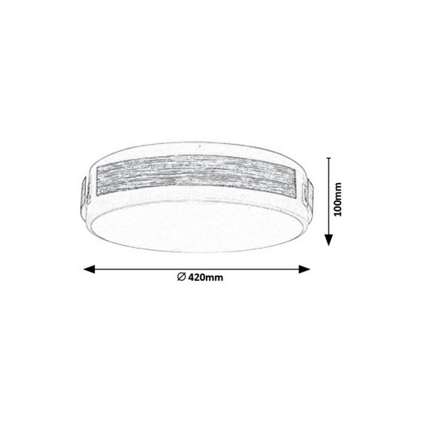 Rabalux - LED Stmievateľné stropné svietidlo LED/24W/230V