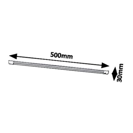 Rabalux - LED Stmievateľné podlinkové svietidlo so senzorom LED/8W/230V