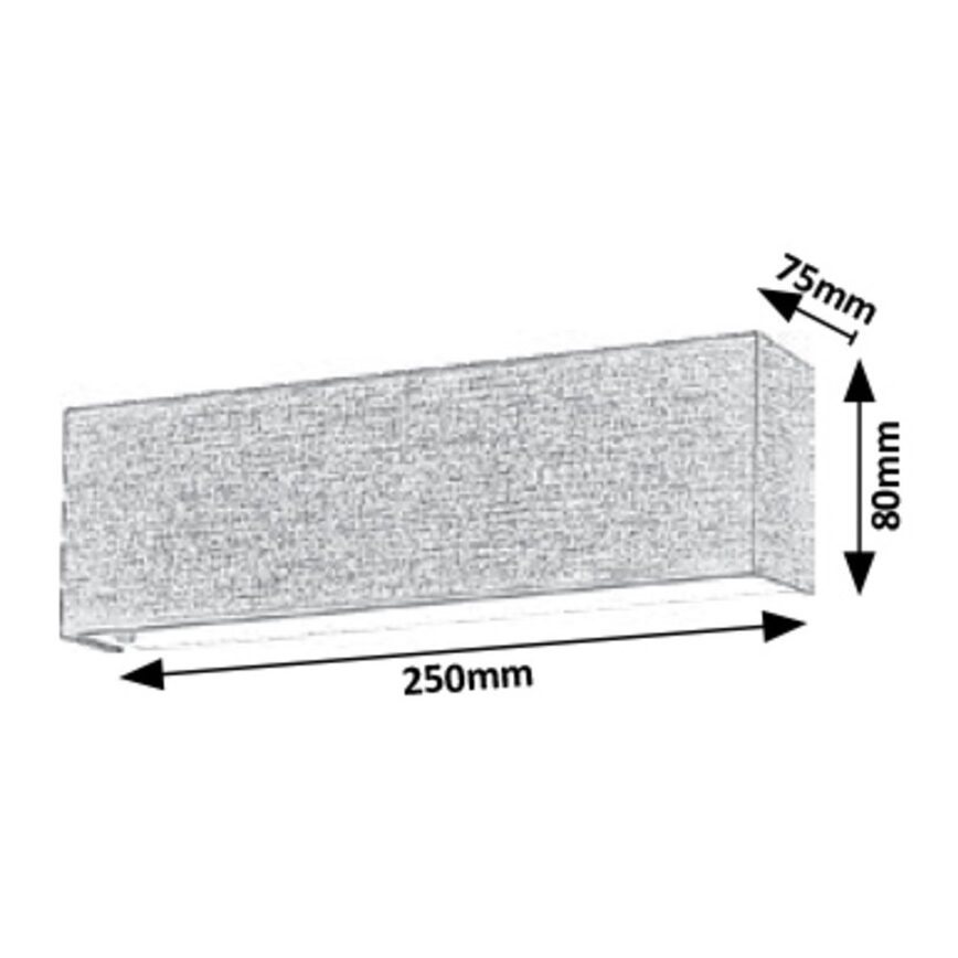 Rabalux - LED Nástenné svietidlo LED/6W/230V