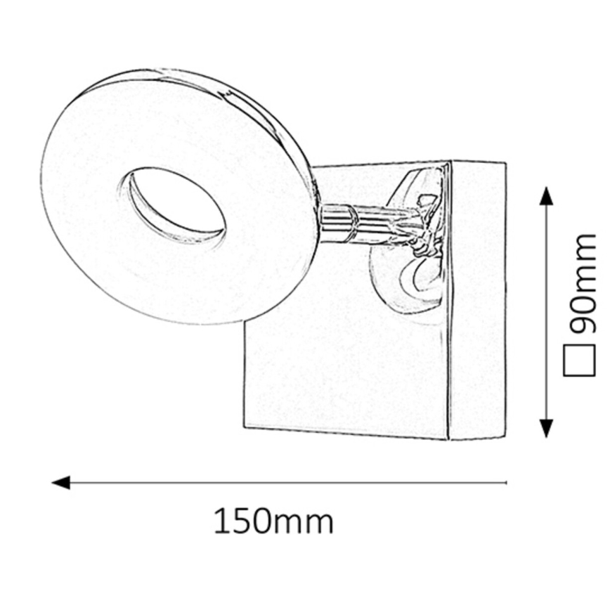Rabalux - LED Kúpeľňové svietidlo LED/5W/230V