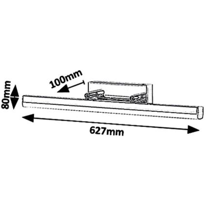 Rabalux - LED Kúpeľňové osvetlenie zrkadla LED/18W/230V IP44