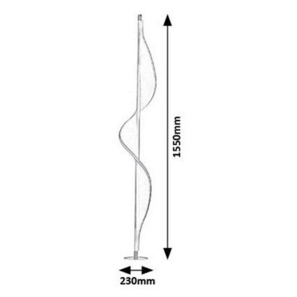 Rabalux - LED Stojacia lampa LED/34W/230V