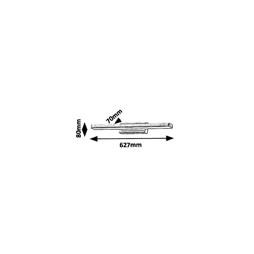 Rabalux - LED Kúpeľňové osvetlenie zrkadla LED/18W/230V IP44