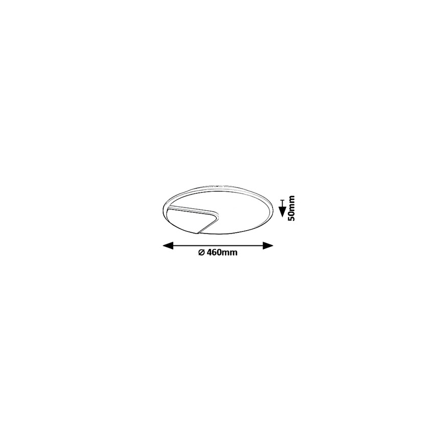 Rabalux 6329 - LED Stropné svietidlo BOSWELL LED/40W/230V